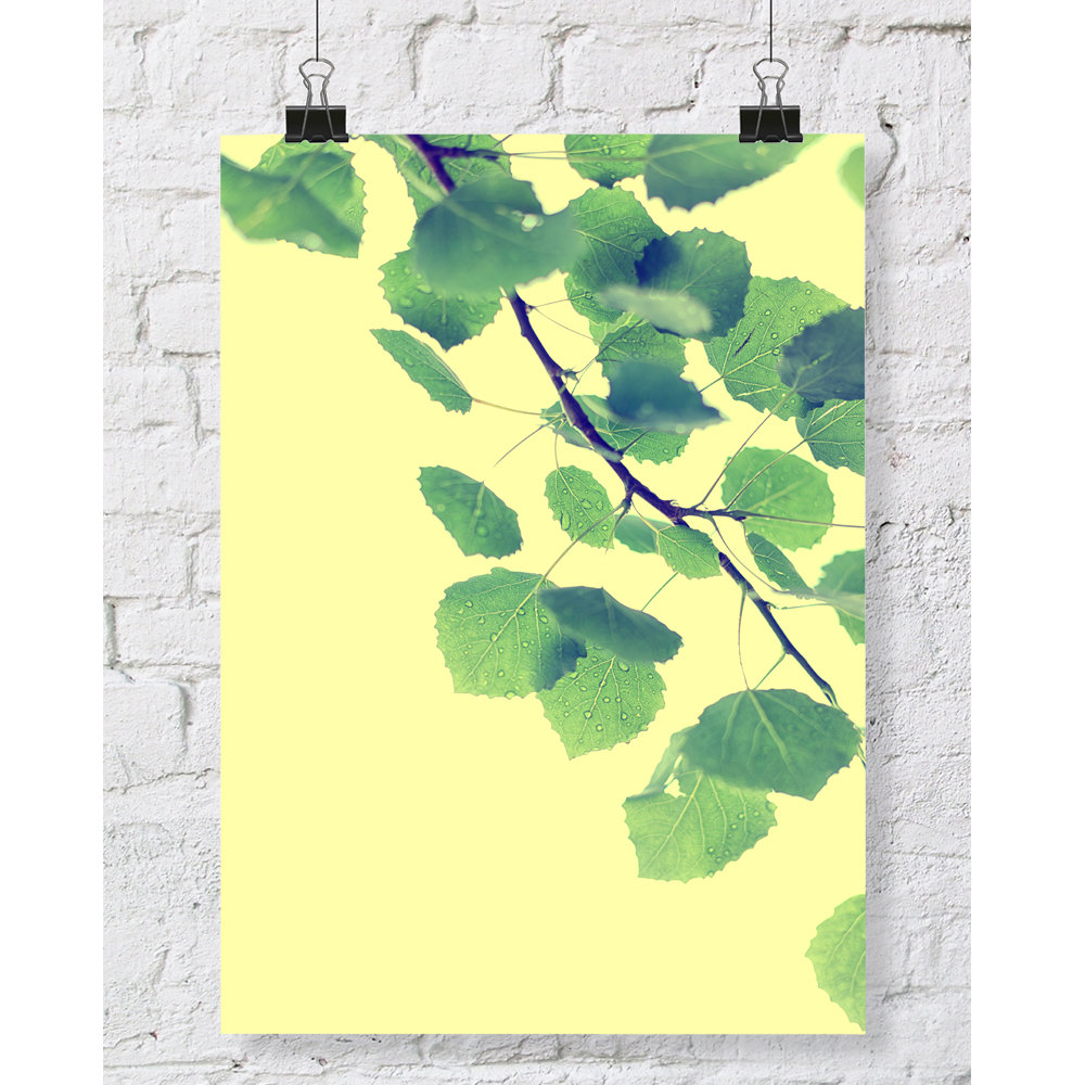 DGT-017 나뭇잎 식물 인테리어 대형 포스터