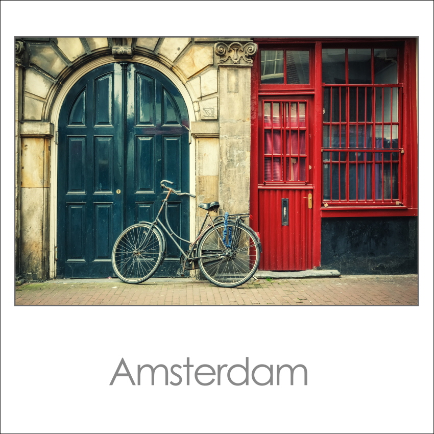 암스테르담의 자전거 네덜란드