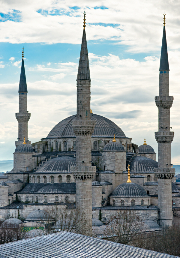 ASS-295 블루 모스크 Blue Mosque 이스탄불 터키 A2 랜드마크 포스터 420X594mm