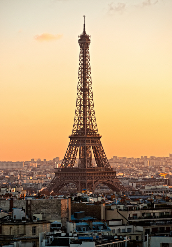 FSS-312 파리 에펠 탑 타워 프랑스 A3 랜드마크 포스터 297X420mm