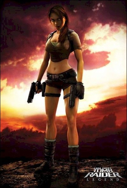 ART-041 Tomb Raider 대형 팝아트 포스터 61X91cm