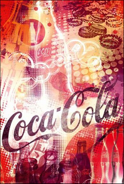 ART-045 Coca Cola(A Taste Explosion) 대형 팝아트 포스터 61X91cm