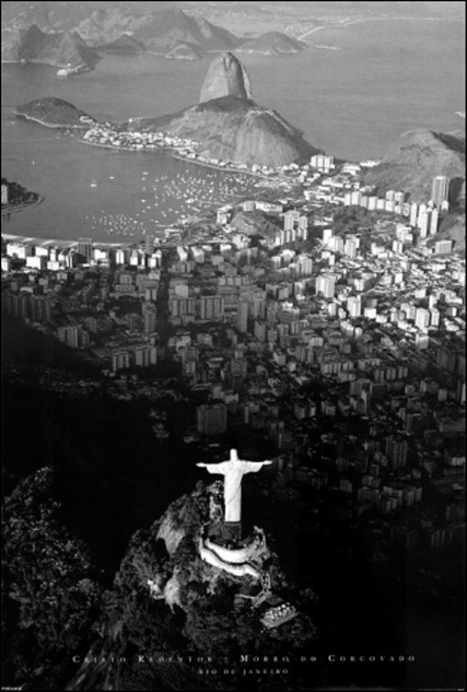 PG-24 Rio De Janeiro 대형 포토그라피 포스터 61X91cm
